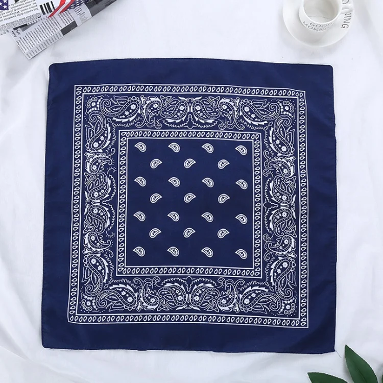 Wholesale Cheap Multifunctional Soft Sport Custom Paisley Organic Cotton Bandana For Sale