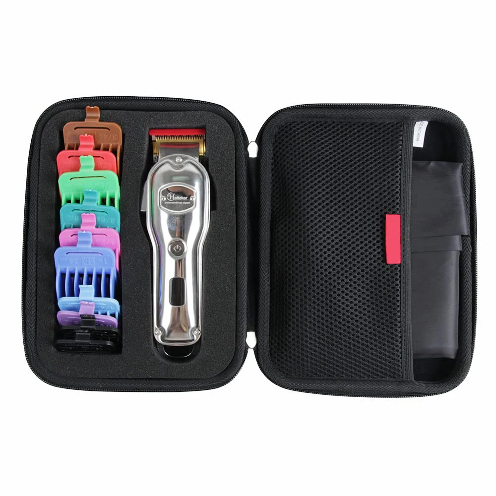 Travel Case for Mens Hair Clipper Hair Trimmer Cord Cordless Professional Hair Cutting Kit Beard Trimmer Storage Bag
