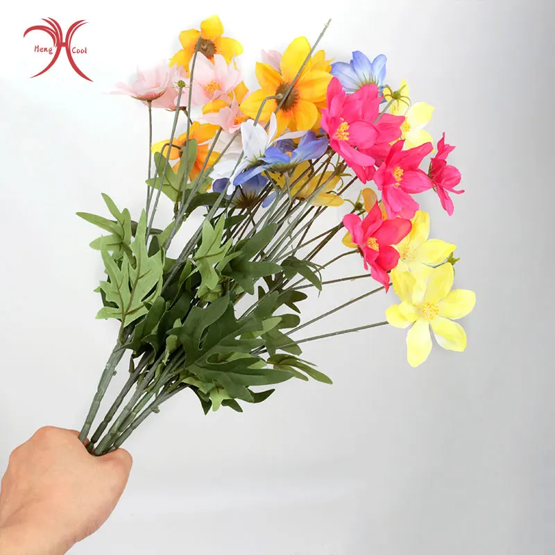Artificial Silk Flowers Real Touch High Quality Bouquets Wedding Flowers Artificial Cord Flowers