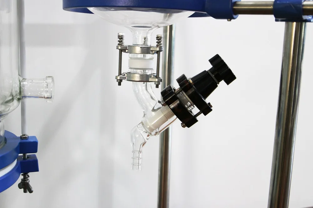 hot sale 100L nutsch filter / Jacketed glass crystallization reactor/ jacketed glass reactor customizable from 1