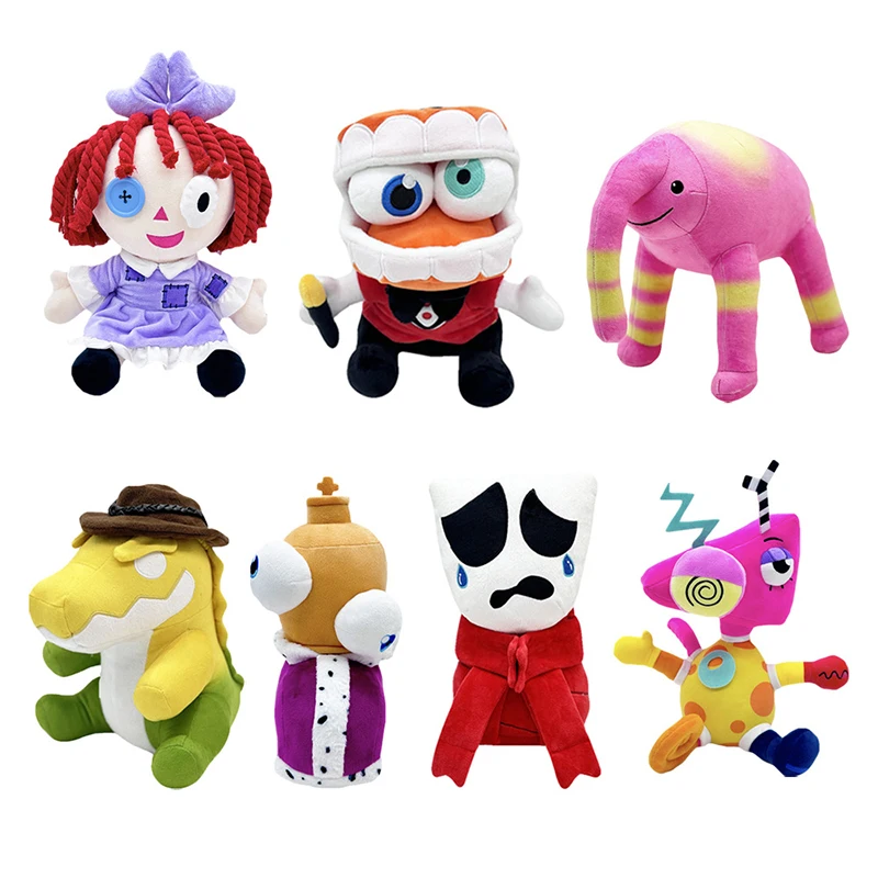 New Design Figure Stuffed Animal Plushie Doll The Amazing Digital Circus Plush Toy For Kids Christmas Gift