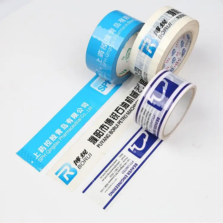 Strong Single Side Adhesive Packing Tape Jumbo Rolls No Discoloration Bopp Carton Sealing Tape