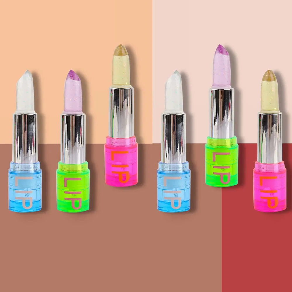 Nouruishes Neon Lip Creamy Honey Crystal Vegan Color Lip Balm Filling with Honey Stick Bulk Child Resistant Flavored Lip Balm