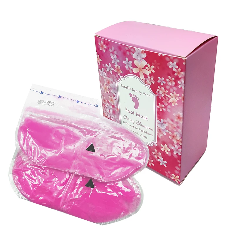 Wholesale Natural Lavender Paraffin Beauty Wax Candles Foot Mask Generic Moisturizing Paraffin Wax Gloves And Sock