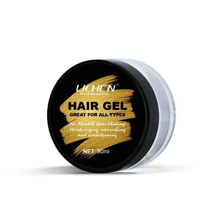 Free sample private label strong hold and shine braid gel extra hold organic natural styling hair gel
