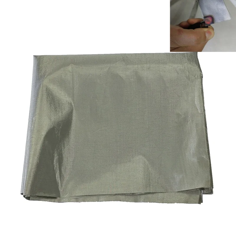 EMI RFID Shielding Anti Radiation Radiowave Microwave Electromagnetic Fields Faraday conductive Fabric