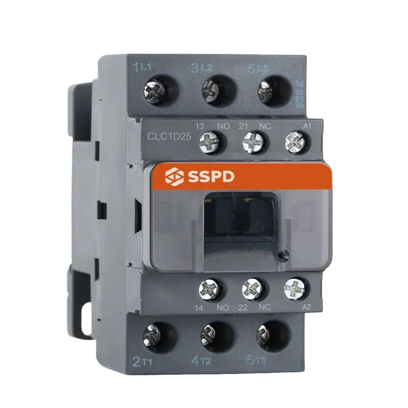 New Arrival SSPD AC CONTACTOR LC1-D25 220V 380V Black Model