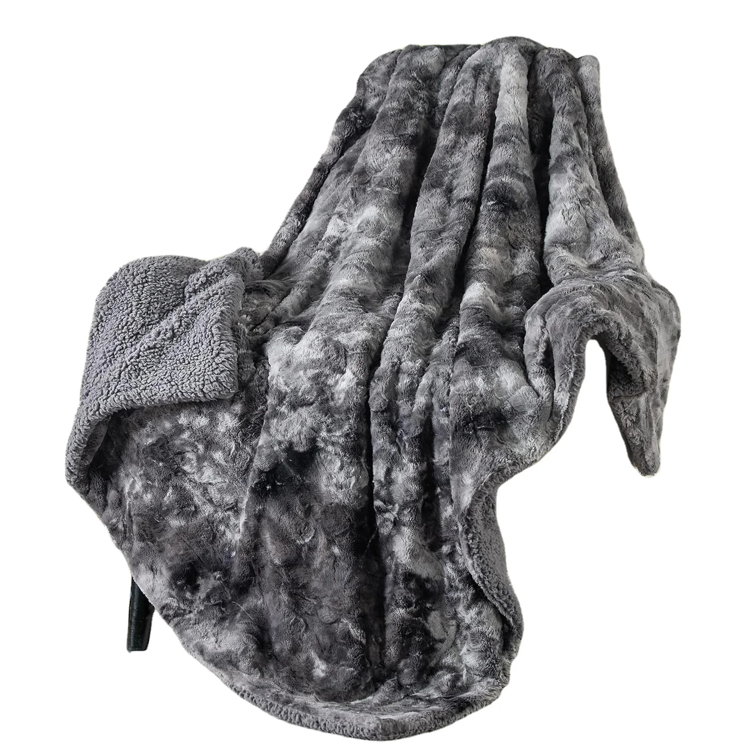 Фланелевое флисовое двухстороннее одеяло