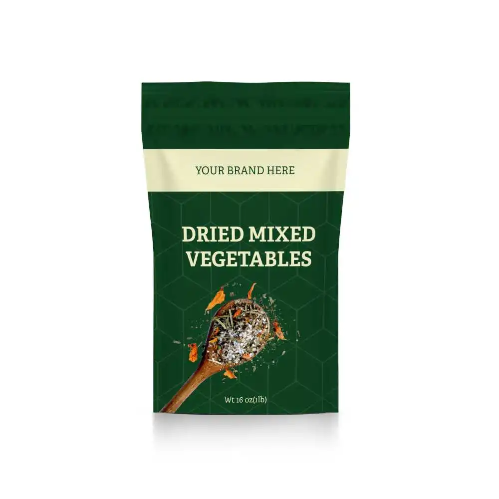 Private Label All Natural Dehydrated Mixed Vegetables Gluten Free Made in USA Minimum Order Quantity
