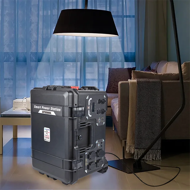 Portable Rechargeable 3500W Rugged Power Station Solar Electric Generator Wireless Charging Targeted Audience Outdoor