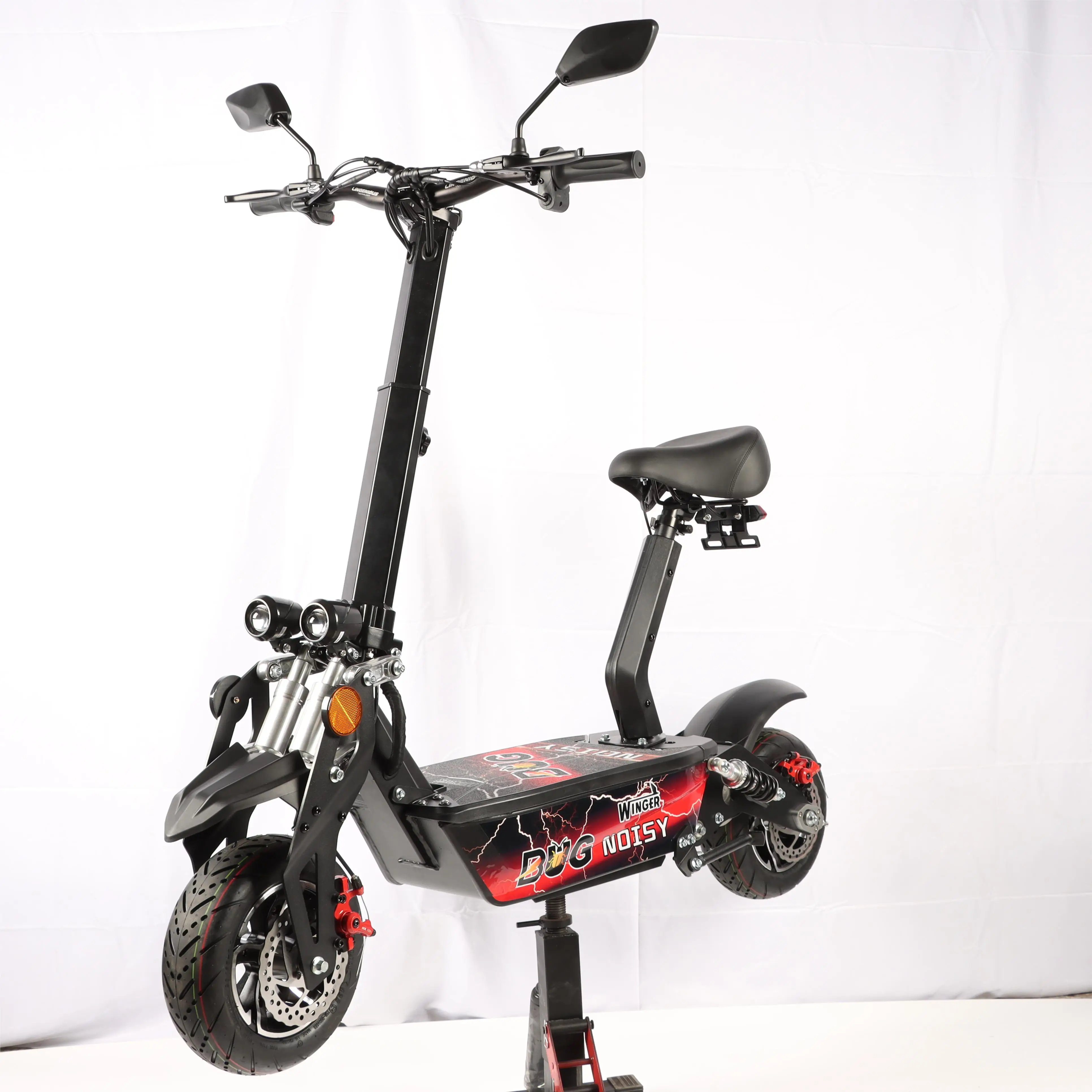 Factory direct sale WINGER BUG NOISY high power 1600w eco vehicle off road adult electric bike moped scooter