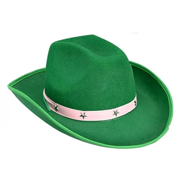 Adult Western Hat Wholesale Custom Chapeau Black Wool Felt Cowboy Western Hat For Men