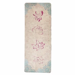 Personalized Suede Printed Eco Friendly Pilates Yoga Mat with Logo