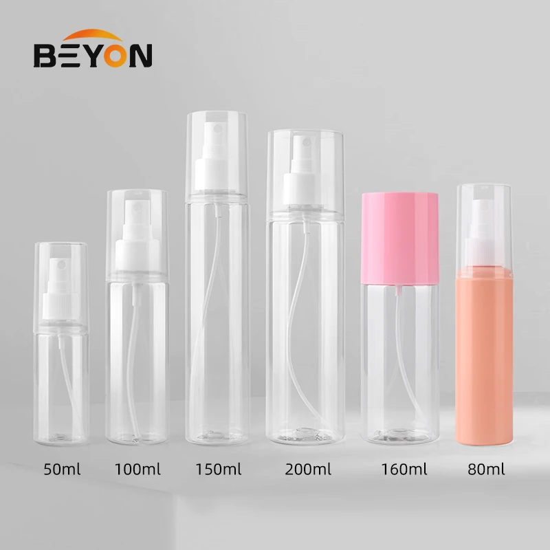 Pump Sprayer Lightweight Elixir Plastic Luxury Cosmetic Bottle 50 Ml