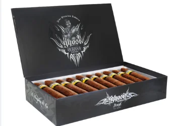 Luxury Paper Humidor Box MDF Wooden Tobacco Case Robusto Toro Cigars Packaging Custom Cigar Boxes