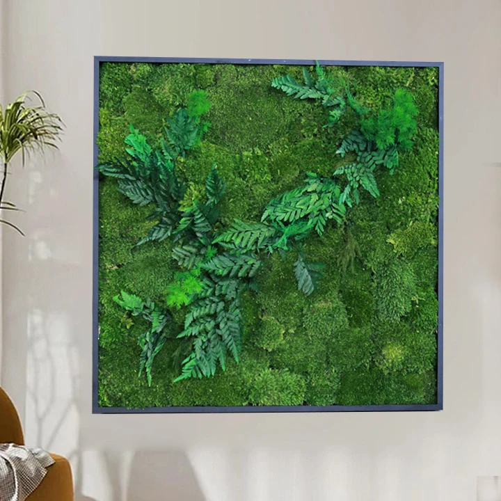 HFloral Wholesale decoration Massive Moss decorative flowers reasonable price preserved moss panel for wall garden decoration