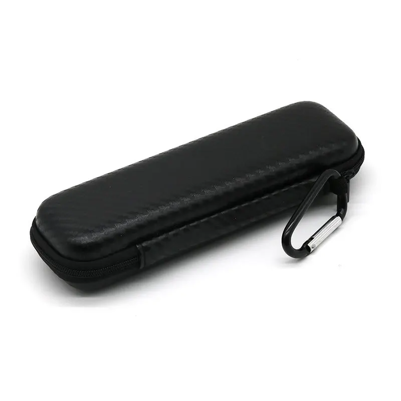 Wholesale carbon fiber material rectangle zipper tool Protect storage tool case customized eva pencil case with zipper