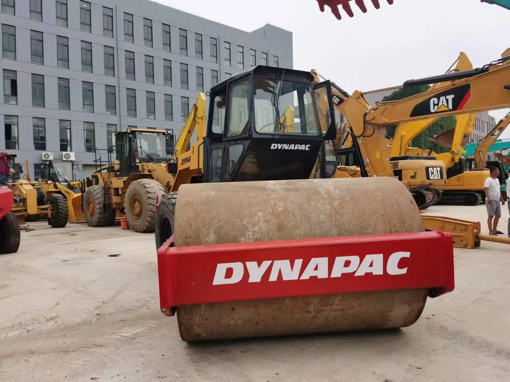 Used Road Roller Dynapac CA301D CA30D CA25D for Sale Single Double Drum Road compactor price