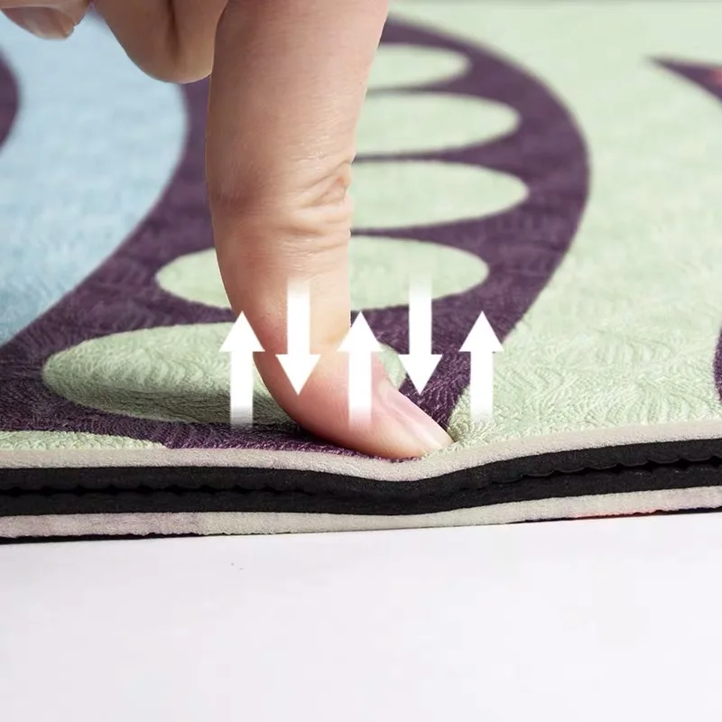 YMT-001 Special Hot Selling Eco Friendly 4mm/5mm/6mm Full Colored Printing TPE Yoga Workout Mat