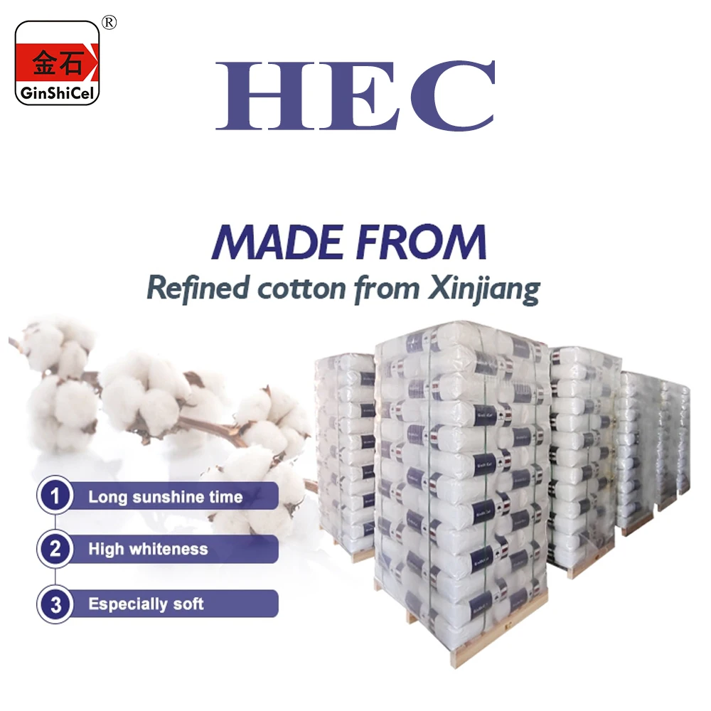 Hydroxyethyl Cellulose equivalent to Hecellose HEC Cellulose Ether