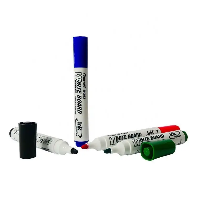 Hot Sell High-Capacity Ink Refillable Dry Erase Whiteboard Marker Pens