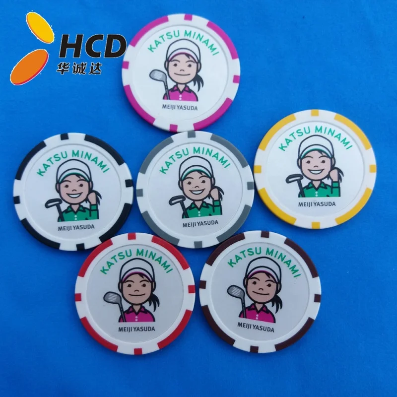 cheapest poker chip with frosted sticker, fashionable token with your logo,coupous gift chip