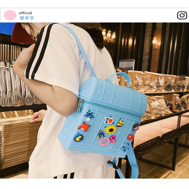 Sky Blue Backbag School Bags Backpack Bag Ladies Women Kawaii Backpacks Cycling