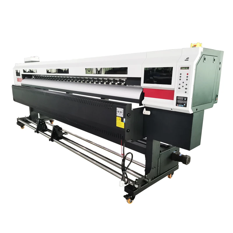 3.2m Dual Head Large Format Outdoor Inkjet Printer i3200 for Outdoor Printing eco solvent printer 10ft