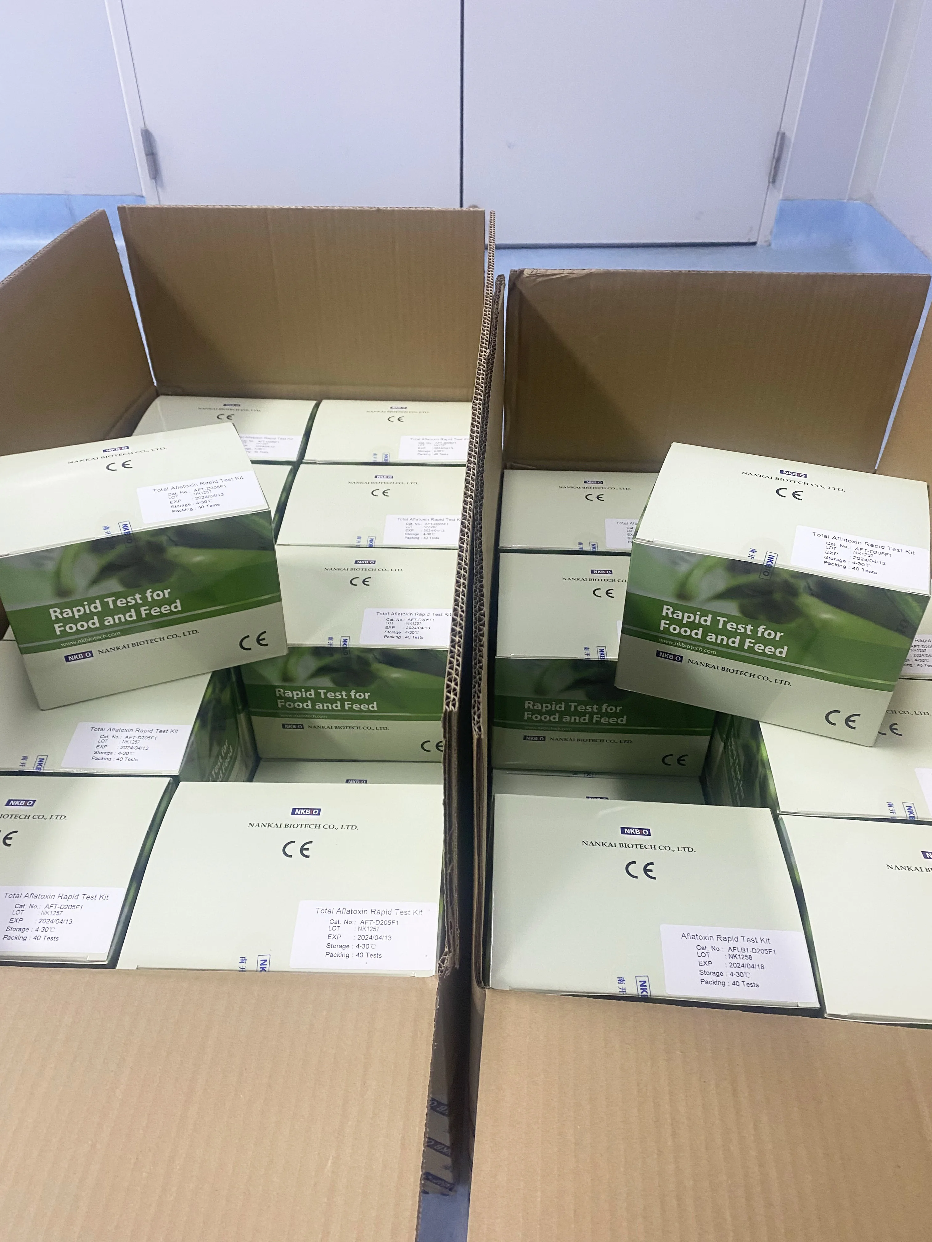 Aflatoxin Test Kit for nuts maize peanuts corn oil