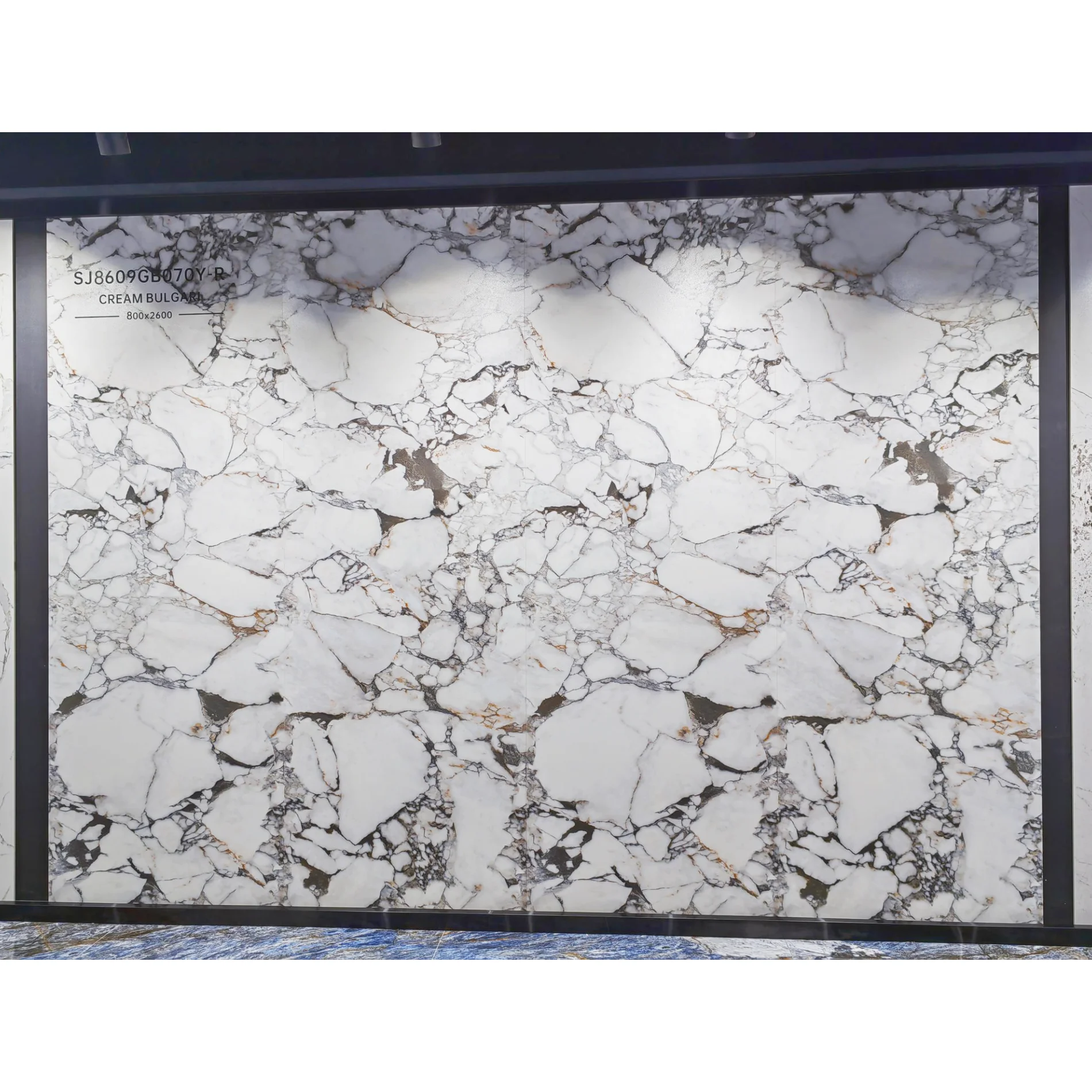 Chinese Supplier Sintered Stone Competitive Price Cream Bulgari Marble Stone Wall Slab Sintered Stone Tiles