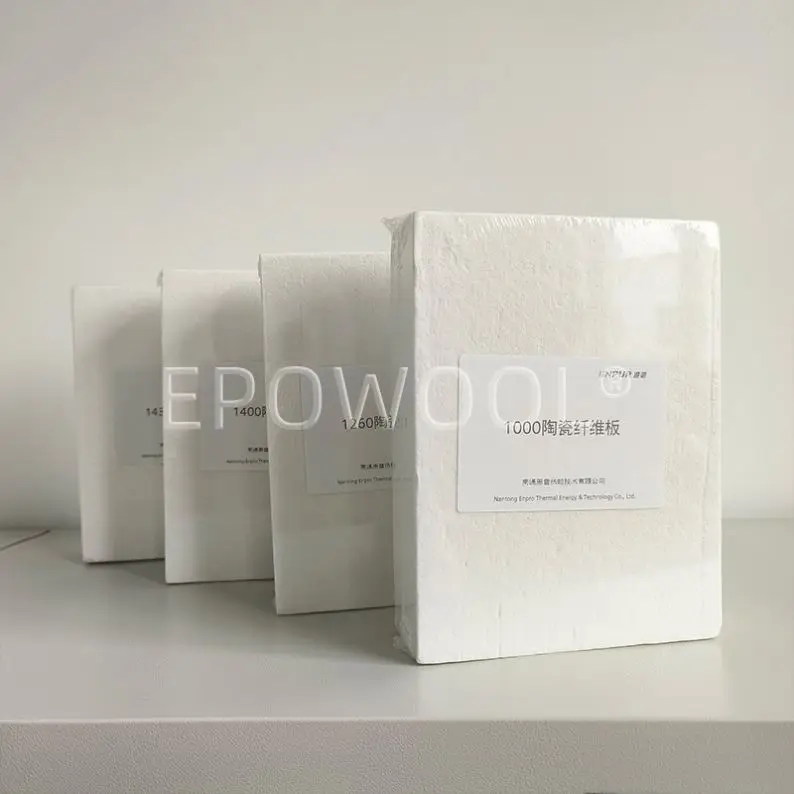 1430 high zirconium heat insulation fireproof vacuum formed ceramic fiber board