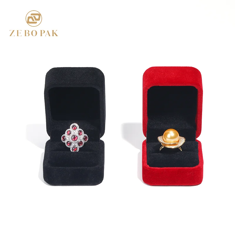 pink velvet jewelry box packaging wholesale  necklace Earrings Bracelet  wedding ring box  jewelry boxes with logo luxury