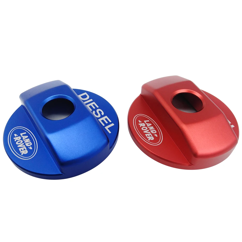 Red/Blue For Land Rover Defende Fuel Tank Cap Trim Sticker For Landrover Defender 90 2016 Car Styling