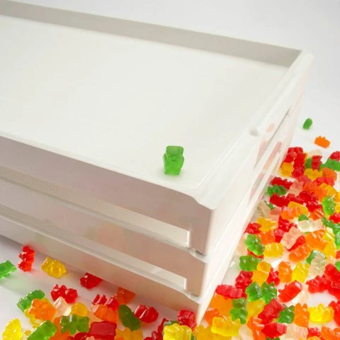 small automatic small jelly candy starch mogul line depositor gummy bear making machine candy starch mogul