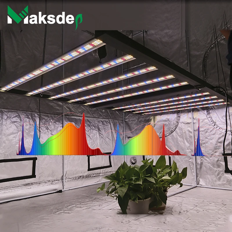 NEW LED Fixture High Efficacy Samsung LM301B LM301H 1000W Folding LED Grow Light Bars For grow Tent Aluminum Alloy Grow Lights
