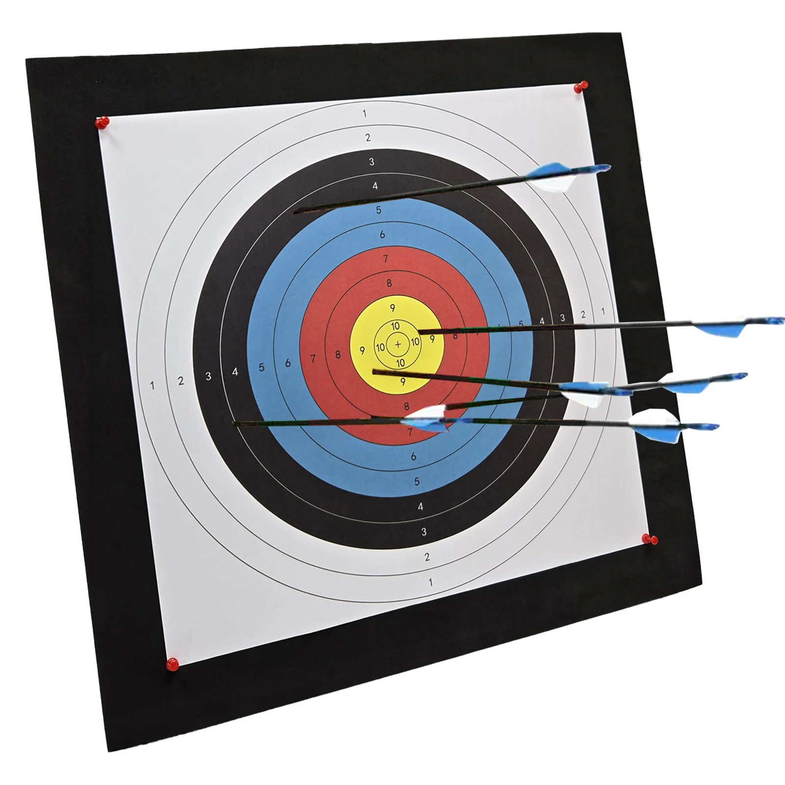 20' Durable Bow and Arrow Practice Block with Target Paper Archery Target EVA Foam Targets