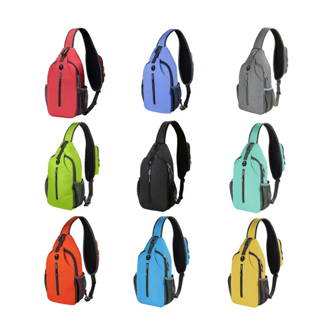 2024 New YCH canvas sling mens cross body  bags men nylon Phone Crossbody sports shoulder bag women chest bag Daypack men