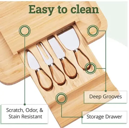 wooden cheese board