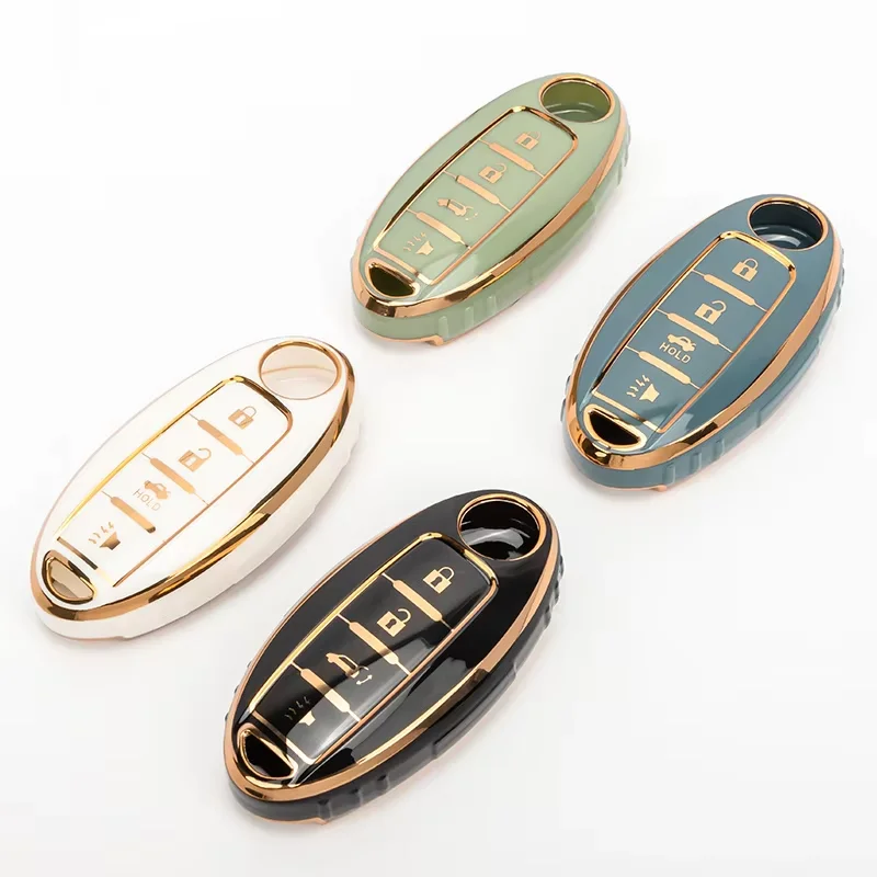 Factory Supply Key Protective For Nissan Sunny/Sylphy/Murano/X-TRAIL Hot Sale TPU 4 Buttons Version Car Key Cover