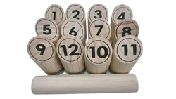 Kubb Game Premium Set Play kit for Fun outdoor yard