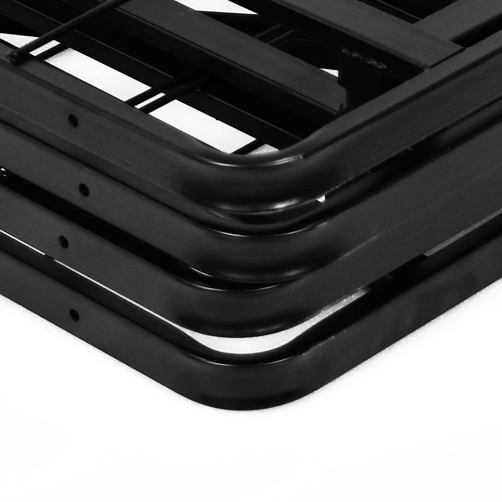 Round RM01 High Quality Black Metal Bed Base Frame Metal Folding Bed Foundation