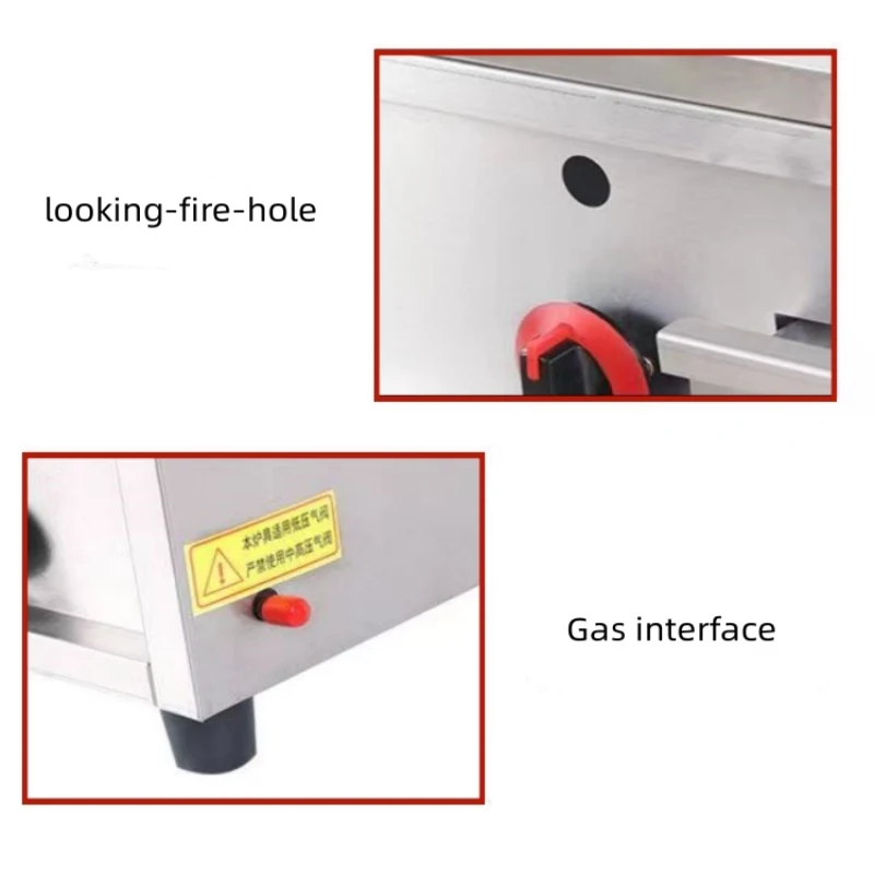 Commercial Kitchen Gas Baking Pan Multi-Function Pancake Machine for Custom Frying
