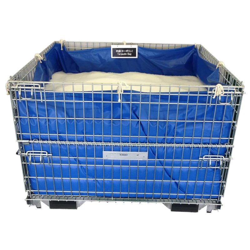 Best selling warehouse stacking wire mesh pallet storage cage