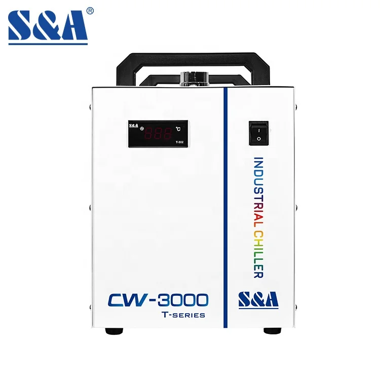 S & A CW-3000DG 110V Мини воды циркуляционный пассивное охлаждение ЧПУ шпиндель быстрого охлаждения
