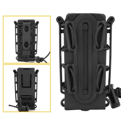 Adaptable Tool Holder 9mm .45 ACP SMG Molle Tactical Utility gun  Mag Pouches Quick Release Magazine Pouch