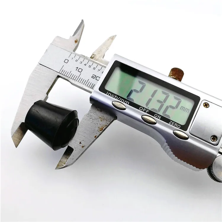 Черные резиновые накладки для ножек Shanghai Qinuo, 12 мм, накладки для защиты пола, колпачки для ножек стула