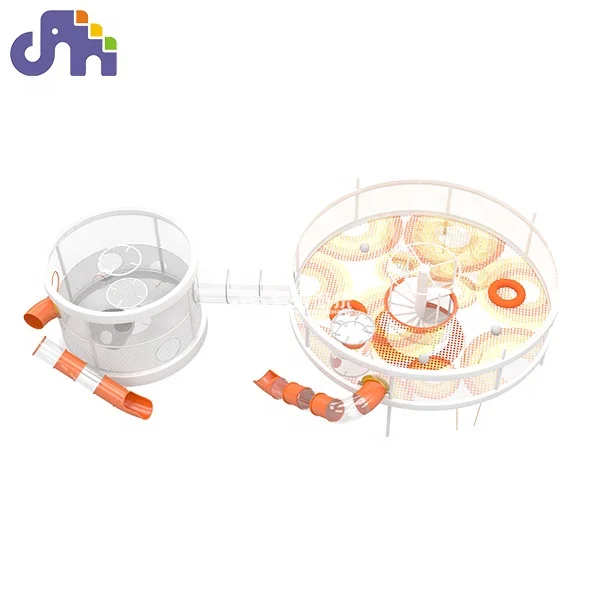 Domerry amusement custom rainbow rope climbing net equipment other playgrounds small indoor playground