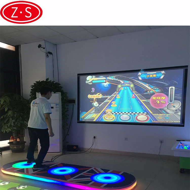 
Happy augmented reality projector games interactive kids game interactive jumping machine 