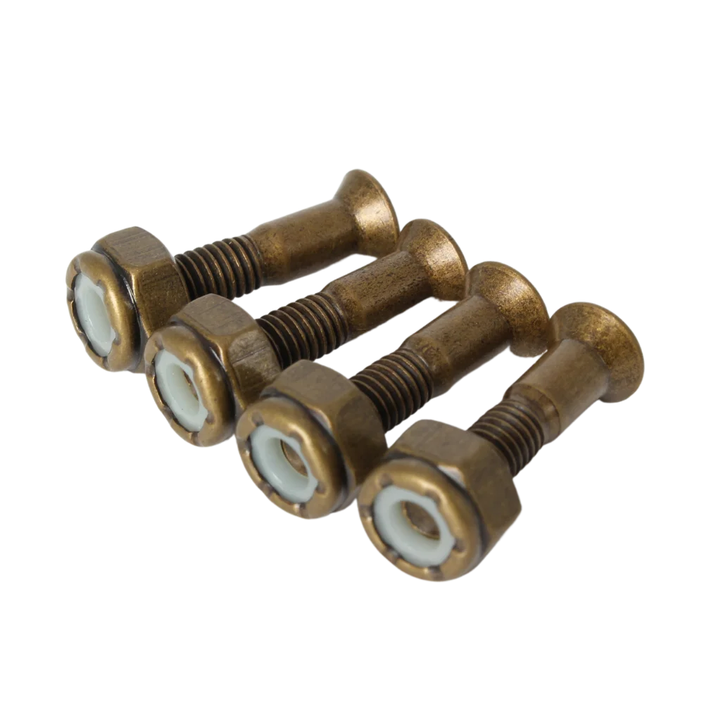 wholesale  phillips white black long bolts and nuts hardware 1 size 22mm yellow green skateboard bolts