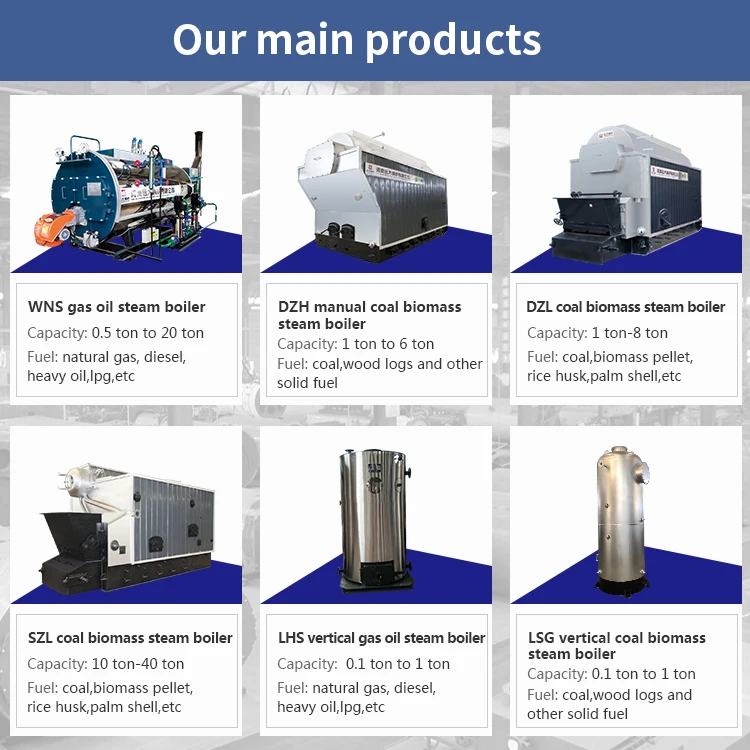 1ton 2ton 4ton 6ton 8ton 10ton 15ton 20ton industrial steam boiler machine